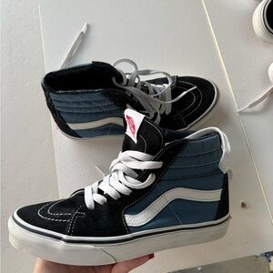🖤 Vans High-Top Sneakers - Black and Blue